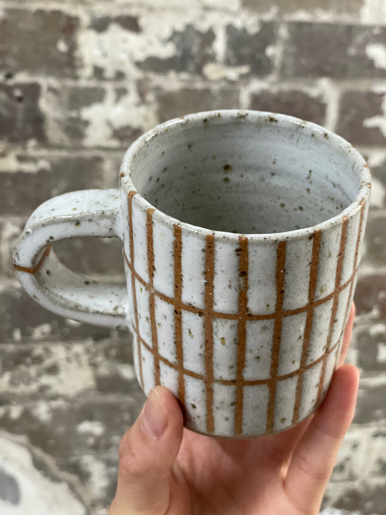 Frosted Mint Tiled Mug
